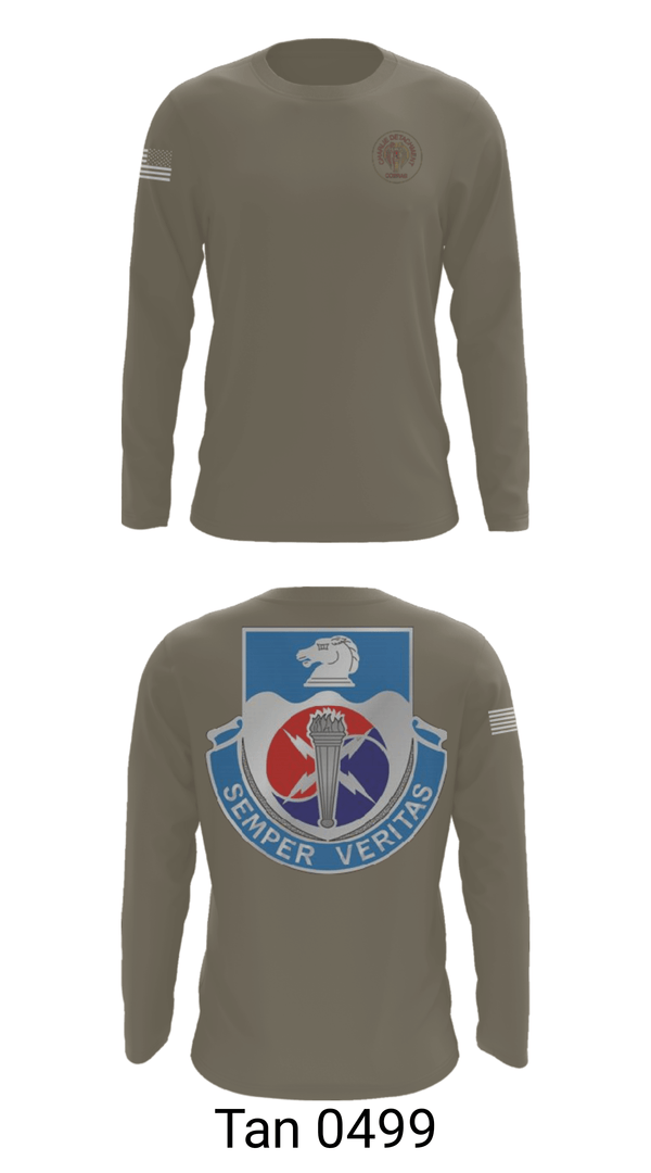 Long Sleeve Performance Shirt, 312TH MI BN, CHARLIE DETACHMENT, Army, Teamtime, Team time, sublimation, custom sports apparel, team uniforms, spirit wear, spiritwear, sports uniforms, custom shirts, team store, custom team store, fundraiser sports, apparel fundraiser