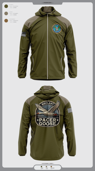 Windbreaker, MILITARY SEALIFT COMMAND ATLANTIC, , Teamtime, Team time, sublimation, custom sports apparel, team uniforms, spirit wear, spiritwear, sports uniforms, custom shirts, team store, custom team store, fundraiser sports, apparel fundraiser