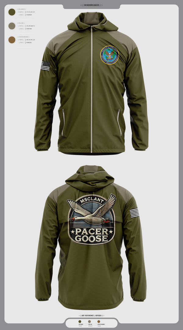 Windbreaker, MILITARY SEALIFT COMMAND ATLANTIC, , Teamtime, Team time, sublimation, custom sports apparel, team uniforms, spirit wear, spiritwear, sports uniforms, custom shirts, team store, custom team store, fundraiser sports, apparel fundraiser