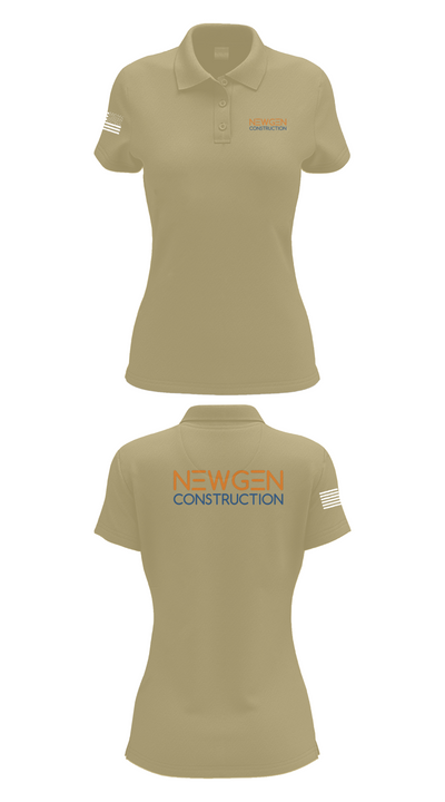 Newgen Constrction 18820013 Women's Short Sleeve Performance Polo  - 43