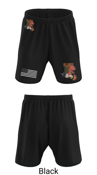 Athletic Shorts With Pockets, Hellraiser, , Teamtime, Team time, sublimation, custom sports apparel, team uniforms, spirit wear, spiritwear, sports uniforms, custom shirts, team store, custom team store, fundraiser sports, apparel fundraiser