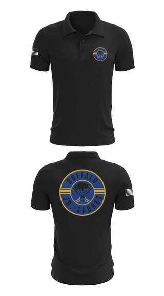Short Sleeve Performance Polo, Buffalo jr sabres, Ice Hockey, Teamtime, Team time, sublimation, custom sports apparel, team uniforms, spirit wear, spiritwear, sports uniforms, custom shirts, team store, custom team store, fundraiser sports, apparel fundraiser