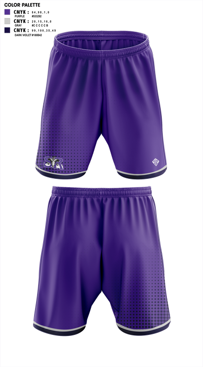Shadow Ridge Middle School 74771306 Athletic Shorts With Pockets - 2