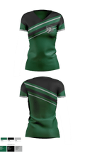 Emerald Ridge High School Golf 88703462 Women's Short Sleeve V-neck Shirt - 1