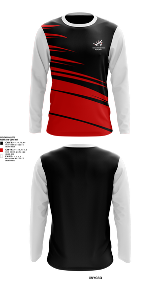 Long Sleeve Performance Shirt, Newark Senior High School Bowling, Bowling, Teamtime, Team time, sublimation, custom sports apparel, team uniforms, spirit wear, spiritwear, sports uniforms, custom shirts, team store, custom team store, fundraiser sports, apparel fundraiser