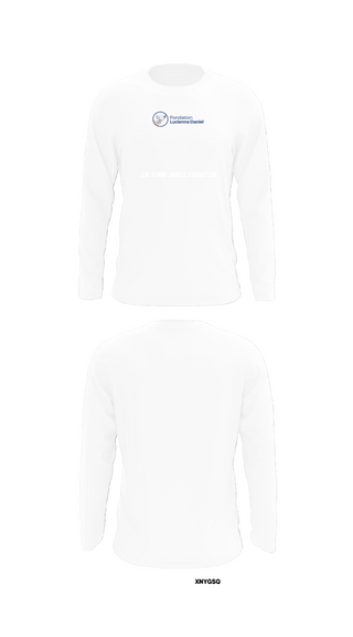 Long Sleeve Performance Shirt, Lucienne Daniel Fondation, , Teamtime, Team time, sublimation, custom sports apparel, team uniforms, spirit wear, spiritwear, sports uniforms, custom shirts, team store, custom team store, fundraiser sports, apparel fundraiser