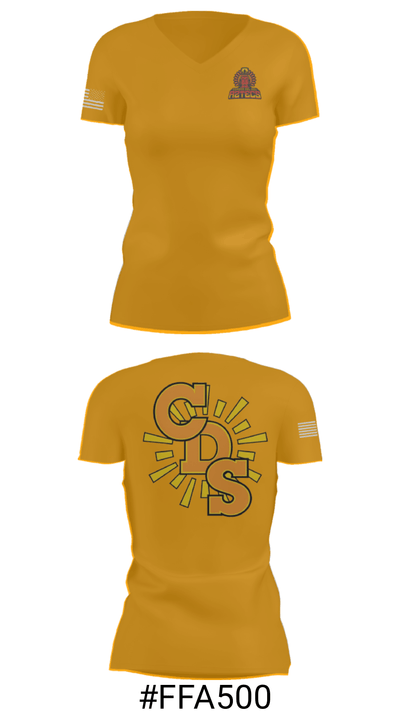 Corona Del Sol High School Tennis 5181555 Women's Short Sleeve V-neck Shirt - 21