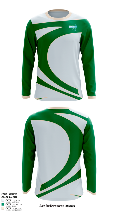 New Castle Recreation 75363160 Long Sleeve Performance Shirt 1