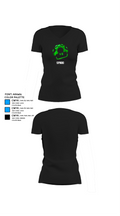 SPNRO 93925498 Women's Short Sleeve V-neck Shirt - 37