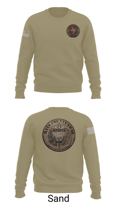 Hays County SWAT 65771365 Crew Neck Sweatshirt - 81