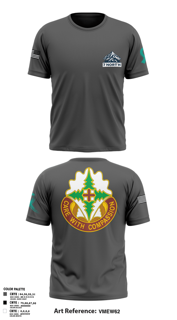 Short Sleeve Performance Shirt, 627th Hospital Center, Army, Teamtime, Team time, sublimation, custom sports apparel, team uniforms, spirit wear, spiritwear, sports uniforms, custom shirts, team store, custom team store, fundraiser sports, apparel fundraiser