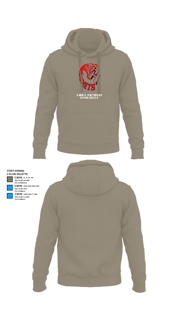 Hoodie, Hanover-Horton High School Soccer, Women's Soccer, Teamtime, Team time, sublimation, custom sports apparel, team uniforms, spirit wear, spiritwear, sports uniforms, custom shirts, team store, custom team store, fundraiser sports, apparel fundraiser