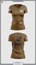 B BRTY 119th FA 54771555 Women's Short Sleeve V-neck Shirt - 1