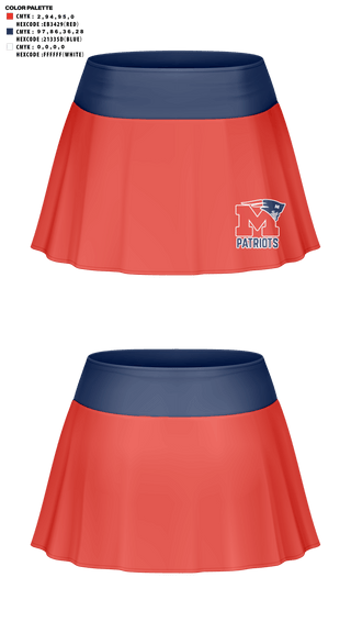 Skort, Marion High School Cheer, Cheer, Teamtime, Team time, sublimation, custom sports apparel, team uniforms, spirit wear, spiritwear, sports uniforms, custom shirts, team store, custom team store, fundraiser sports, apparel fundraiser