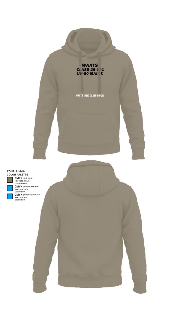 Hoodie, WAATS 15T10 CLASS 25-001, , Teamtime, Team time, sublimation, custom sports apparel, team uniforms, spirit wear, spiritwear, sports uniforms, custom shirts, team store, custom team store, fundraiser sports, apparel fundraiser