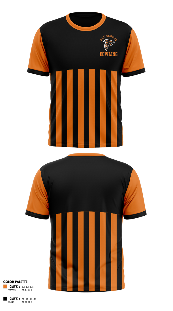 Short Sleeve Performance Shirt, Pennsbury High School West Campus Bowling, Bowling, Teamtime, Team time, sublimation, custom sports apparel, team uniforms, spirit wear, spiritwear, sports uniforms, custom shirts, team store, custom team store, fundraiser sports, apparel fundraiser