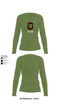 21st AMU 5909710 Women's Long Sleeve V-neck Shirt - 42