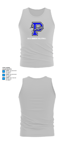 Tank Top, Blue Bombers Volleyball, Women's Volleyball, Teamtime, Team time, sublimation, custom sports apparel, team uniforms, spirit wear, spiritwear, sports uniforms, custom shirts, team store, custom team store, fundraiser sports, apparel fundraiser