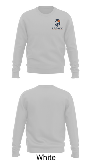 Crew Neck Sweatshirt, Legacy Christian Academy Golf, Golf, Teamtime, Team time, sublimation, custom sports apparel, team uniforms, spirit wear, spiritwear, sports uniforms, custom shirts, team store, custom team store, fundraiser sports, apparel fundraiser