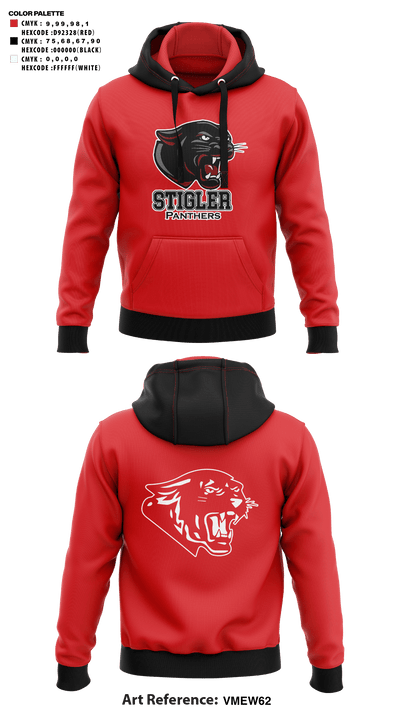 Stigler Middle School Cheer 10121480 Hoodie - 41