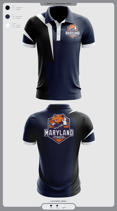 Maryland Strikers 51153203 Short Sleeve Performance Polo - 2