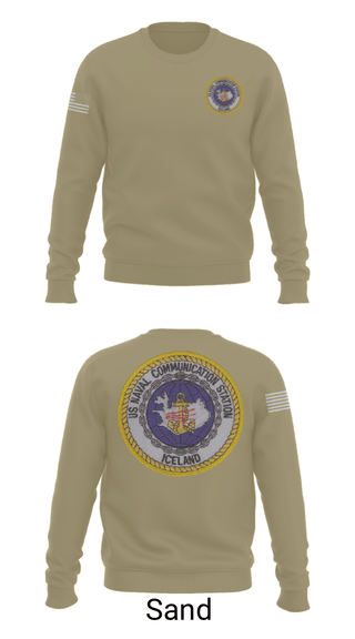 Crew Neck Sweatshirt, NAVCOMSTA Iceland, , Teamtime, Team time, sublimation, custom sports apparel, team uniforms, spirit wear, spiritwear, sports uniforms, custom shirts, team store, custom team store, fundraiser sports, apparel fundraiser