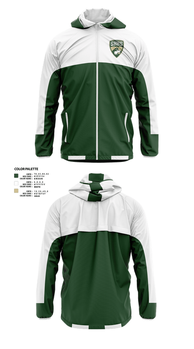 South Hills High School Wrestling 76204238 Windbreaker - 40