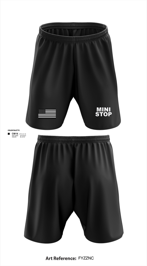 Athletic Shorts With Pockets, Mini stop, , Teamtime, Team time, sublimation, custom sports apparel, team uniforms, spirit wear, spiritwear, sports uniforms, custom shirts, team store, custom team store, fundraiser sports, apparel fundraiser