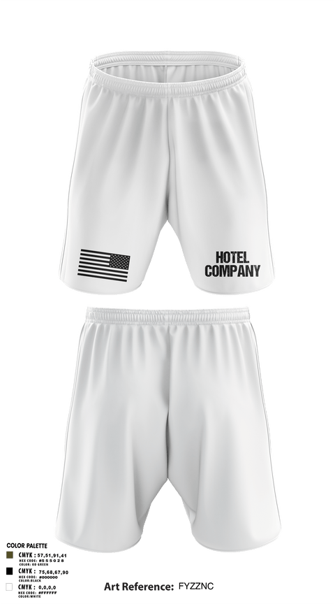 Athletic Shorts With Pockets, Hotel Company, Marines, Teamtime, Team time, sublimation, custom sports apparel, team uniforms, spirit wear, spiritwear, sports uniforms, custom shirts, team store, custom team store, fundraiser sports, apparel fundraiser