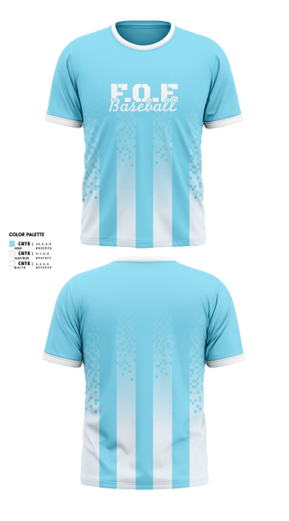 Short Sleeve Performance Shirt, F.O.E, Baseball, Teamtime, Team time, sublimation, custom sports apparel, team uniforms, spirit wear, spiritwear, sports uniforms, custom shirts, team store, custom team store, fundraiser sports, apparel fundraiser