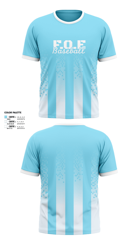 Short Sleeve Performance Shirt, F.O.E, Baseball, Teamtime, Team time, sublimation, custom sports apparel, team uniforms, spirit wear, spiritwear, sports uniforms, custom shirts, team store, custom team store, fundraiser sports, apparel fundraiser