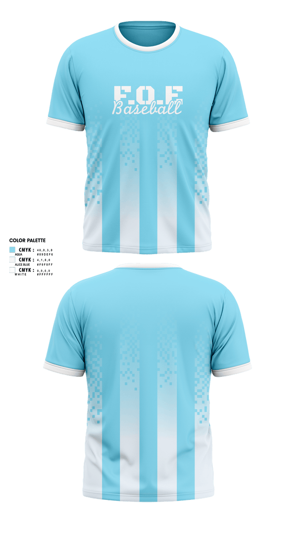 Short Sleeve Performance Shirt, F.O.E, Baseball, Teamtime, Team time, sublimation, custom sports apparel, team uniforms, spirit wear, spiritwear, sports uniforms, custom shirts, team store, custom team store, fundraiser sports, apparel fundraiser