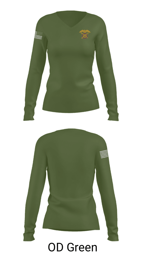Womens Long Sleeve Vneck Shirt, 611th, Army, Teamtime, Team time, sublimation, custom sports apparel, team uniforms, spirit wear, spiritwear, sports uniforms, custom shirts, team store, custom team store, fundraiser sports, apparel fundraiser