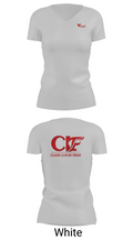 CLF 17912251 Women's Short Sleeve V-neck Shirt - 19