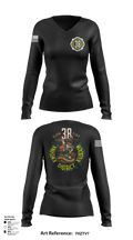 Klein Fire 38 11019570 Women's Long Sleeve V-neck Shirt - 154