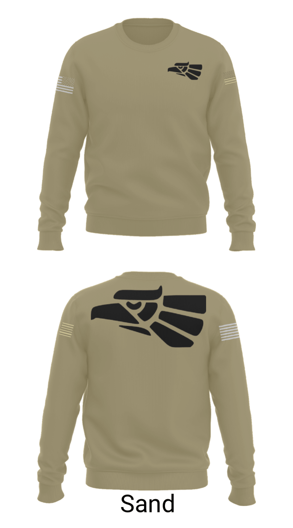 Crew Neck Sweatshirt, 578th A Co, National Guard, Teamtime, Team time, sublimation, custom sports apparel, team uniforms, spirit wear, spiritwear, sports uniforms, custom shirts, team store, custom team store, fundraiser sports, apparel fundraiser