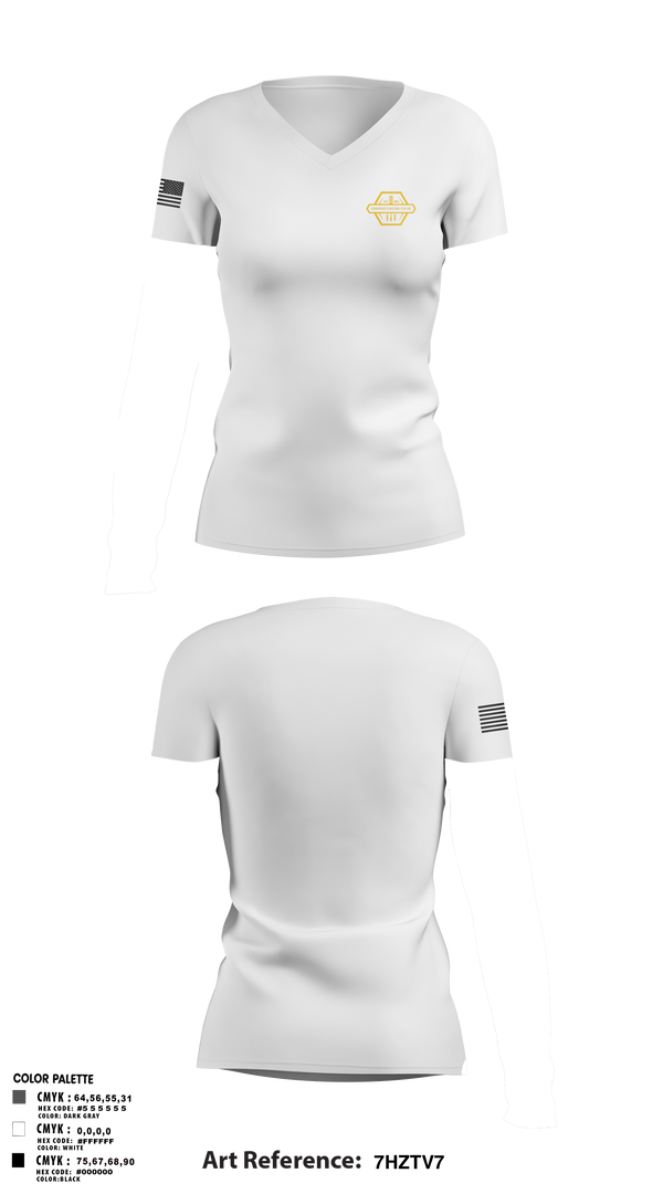 Womens Short Sleeve Vneck Shirt, Isenbarger Construction LLC, , Teamtime, Team time, sublimation, custom sports apparel, team uniforms, spirit wear, spiritwear, sports uniforms, custom shirts, team store, custom team store, fundraiser sports, apparel fundraiser