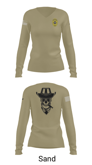Womens Long Sleeve Vneck Shirt, Charlie Squad, Police, Teamtime, Team time, sublimation, custom sports apparel, team uniforms, spirit wear, spiritwear, sports uniforms, custom shirts, team store, custom team store, fundraiser sports, apparel fundraiser