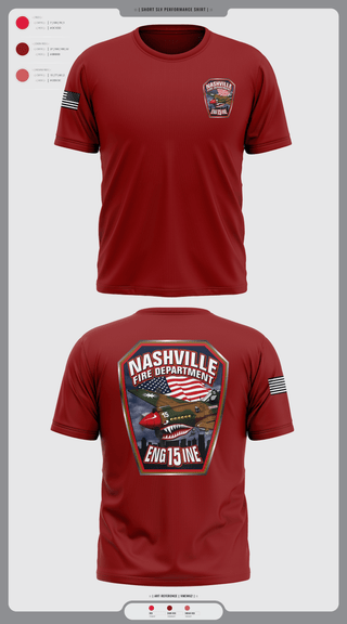 Short Sleeve Performance Shirt, Engine 15, , Teamtime, Team time, sublimation, custom sports apparel, team uniforms, spirit wear, spiritwear, sports uniforms, custom shirts, team store, custom team store, fundraiser sports, apparel fundraiser