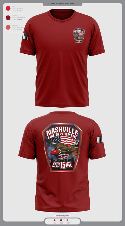 Engine 15 4145727 Short Sleeve Performance Shirt - 2