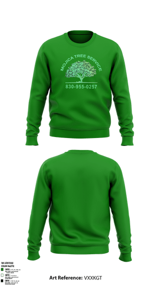Crew Neck Sweatshirt, Mojica tree service, , Teamtime, Team time, sublimation, custom sports apparel, team uniforms, spirit wear, spiritwear, sports uniforms, custom shirts, team store, custom team store, fundraiser sports, apparel fundraiser