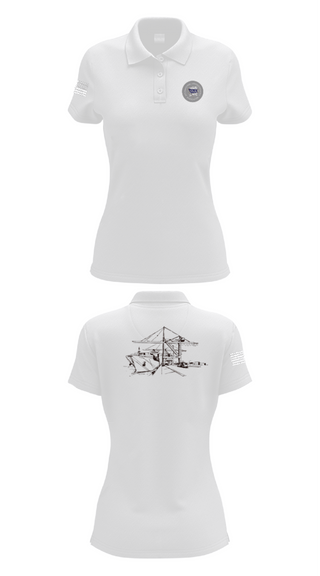 Womens Short Sleeve Performance Polo, Howland Hook Marine Terminal, , Teamtime, Team time, sublimation, custom sports apparel, team uniforms, spirit wear, spiritwear, sports uniforms, custom shirts, team store, custom team store, fundraiser sports, apparel fundraiser