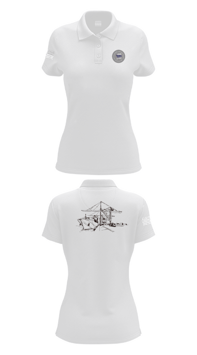 Howland Hook Marine Terminal 56370038 Women's Short Sleeve Performance Polo  - 17