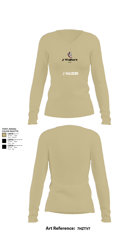 Womens Long Sleeve Vneck Shirt 1, J WALKERS, Air Force, Teamtime, Team time, sublimation, custom sports apparel, team uniforms, spirit wear, spiritwear, sports uniforms, custom shirts, team store, custom team store, fundraiser sports, apparel fundraiser