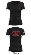 CLF 17912251 Women's Short Sleeve V-neck Shirt - 38