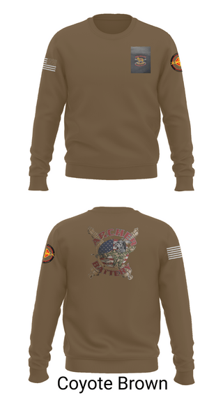 Crew Neck Sweatshirt, Archer Battery 2-2 FA, Army, Teamtime, Team time, sublimation, custom sports apparel, team uniforms, spirit wear, spiritwear, sports uniforms, custom shirts, team store, custom team store, fundraiser sports, apparel fundraiser