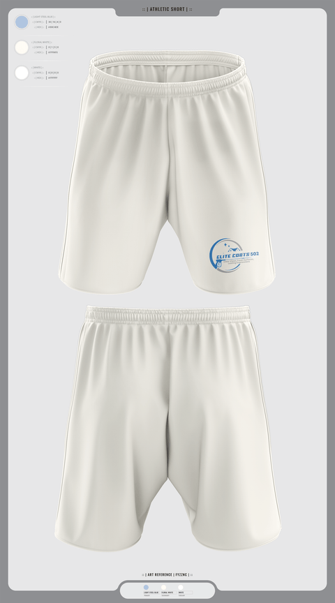 Athletic Shorts With Pockets, Elite Coats 502, , Teamtime, Team time, sublimation, custom sports apparel, team uniforms, spirit wear, spiritwear, sports uniforms, custom shirts, team store, custom team store, fundraiser sports, apparel fundraiser