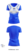 Forrest City High School Cheer 14152448 Women's Short Sleeve V-neck Shirt - 122