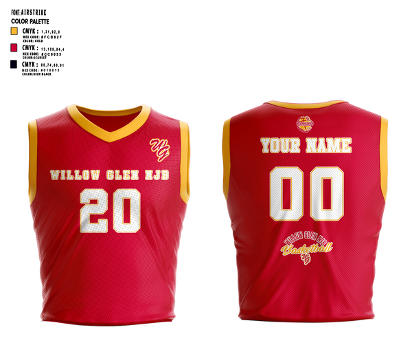 Mens Basketball Jersey, Willow Glen NJB Basketball, Men's Basketball, Teamtime, Team time, sublimation, custom sports apparel, team uniforms, spirit wear, spiritwear, sports uniforms, custom shirts, team store, custom team store, fundraiser sports, apparel fundraiser