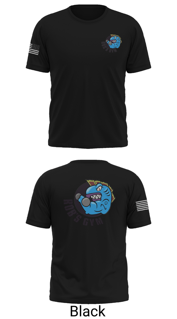 Old School Cotton Feel Shirt, Robs Gym, Wrestling, Teamtime, Team time, sublimation, custom sports apparel, team uniforms, spirit wear, spiritwear, sports uniforms, custom shirts, team store, custom team store, fundraiser sports, apparel fundraiser